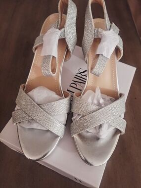 🎇 New! Dream Pairs, Silver Block Heel